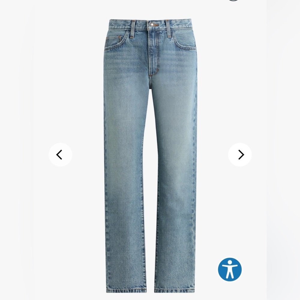 Favorite Daughter Denim The Mikaela Low Slung Long Slim Straight NWT - Picture 5 of 16